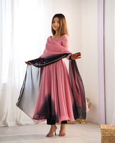 Trending Multi Color Pure Georgette Anarkali